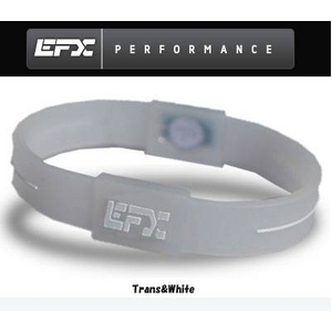 EFX リストバンド スポーツブレスレット トランス×ホワイト