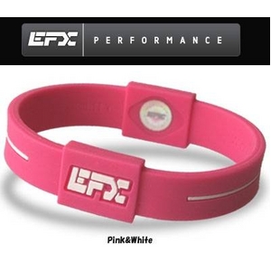 EFX リストバンド スポーツブレスレット ピンク×ホワイト