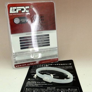 EFX パフォーマンス アンクレット スポーツ トランス×ホワイト
